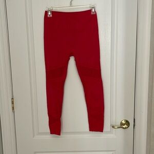 Fabletics small athletic leggings red